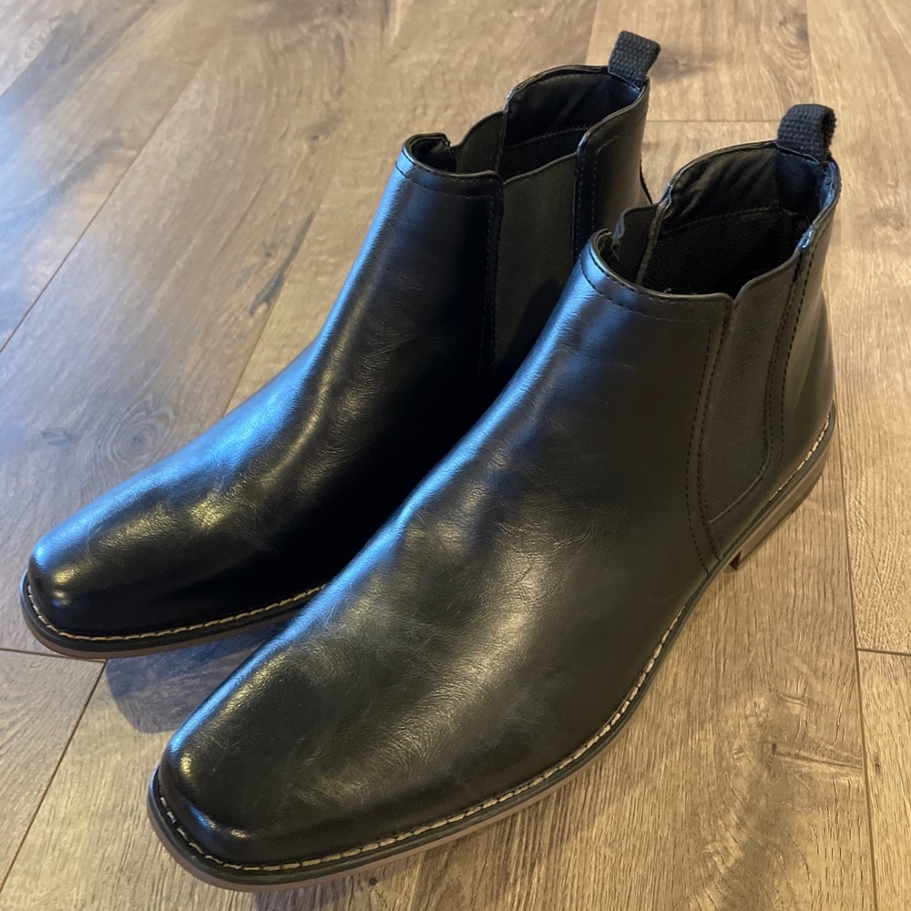 Perry Ellis Portfolio Boots Size 13 Black NWOB